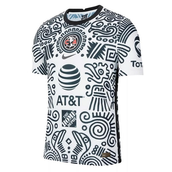 Tailandia Camiseta Club América 3ª 2020 2021 Blanco